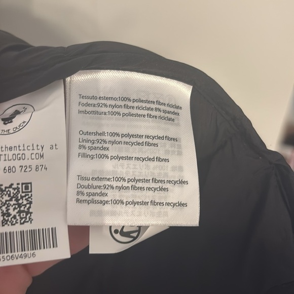 Save the Duck Plumtech Synthetic Recycled Down Removable Hooded Puffer Jacket - Picture 11 of 12